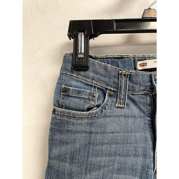 LEVI'S 511 Performance Slim Jeans Medium Wash Blue Stretch Denim Kids Boys 6 - Picture 3 of 10